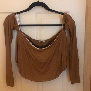 Fashion Nova off the shoulder crop top